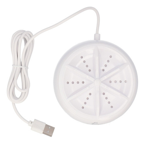 Mini Lavadora Portatil Usb 1kg Para Balde /e Color Blanco